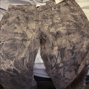 Abercrombie & Fitch Gray Camouflage Chinos